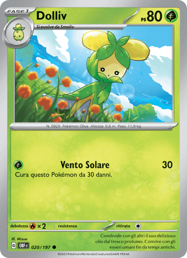 Dolliv, carta 020 di Ossidiana Infuocata
