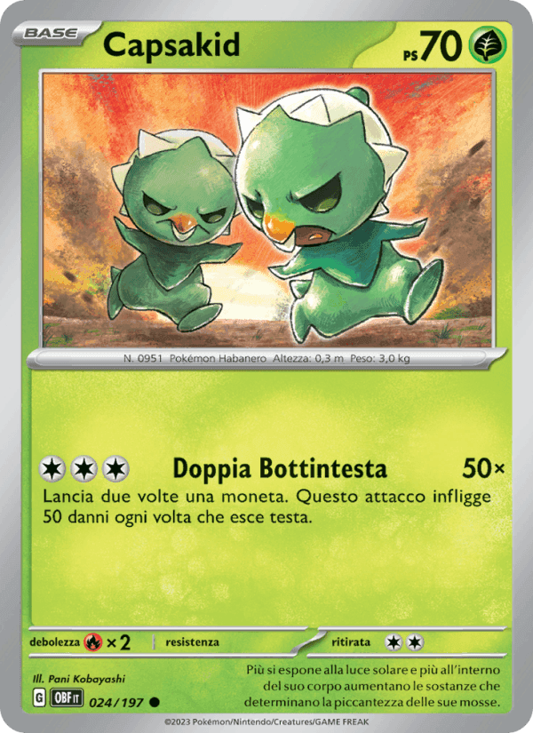 Capsakid, carta 024 di Ossidiana Infuocata