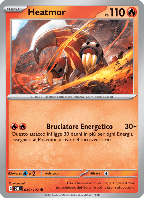 Heatmor, carta 039 di Ossidiana Infuocata