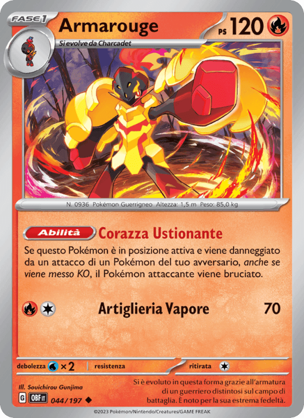 Armarouge, carta 044 di Ossidiana Infuocata