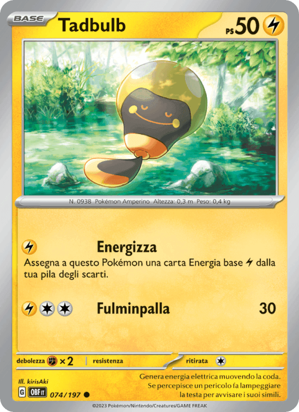 Tadbulb, carta 074 di Ossidiana Infuocata