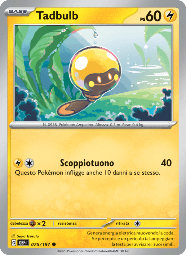 Tadbulb, carta 075 di Ossidiana Infuocata