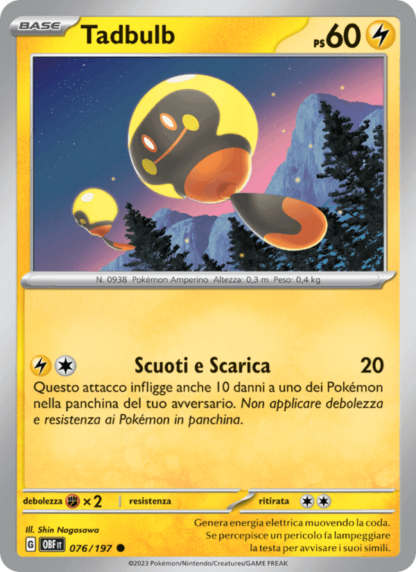Tadbulb, carta 076 di Ossidiana Infuocata