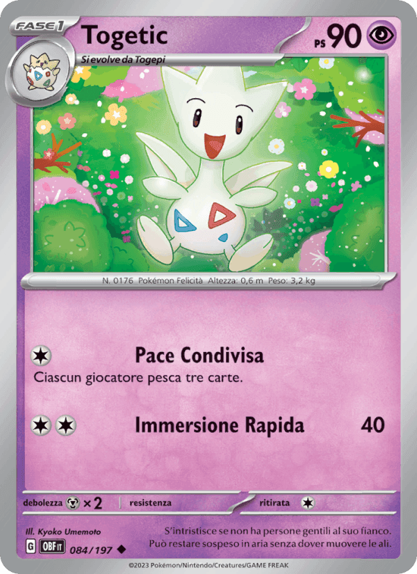 Togetic, carta 084 di Ossidiana Infuocata