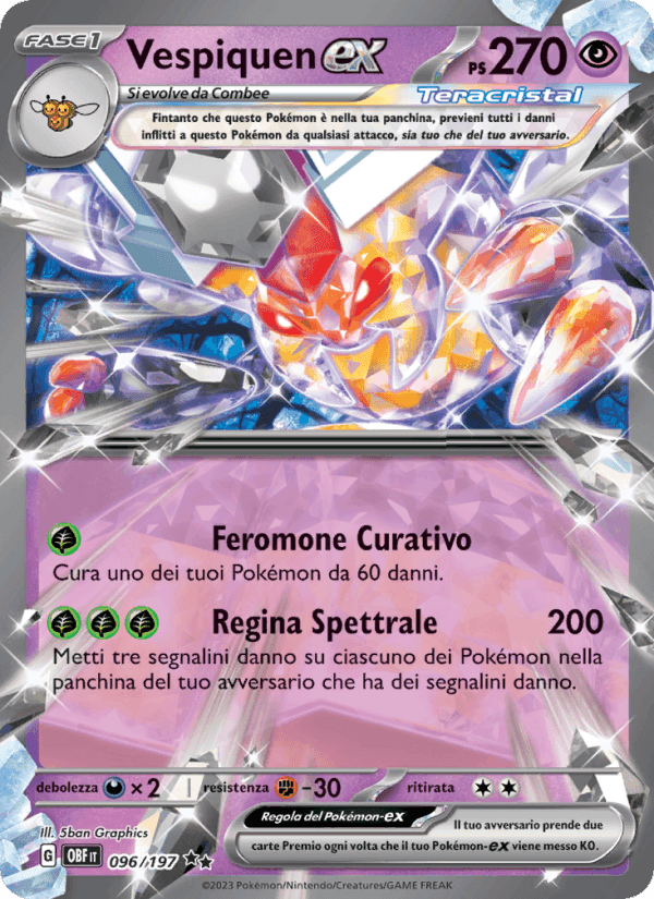 Vespiquen-ex, carta 096 di Ossidiana Infuocata