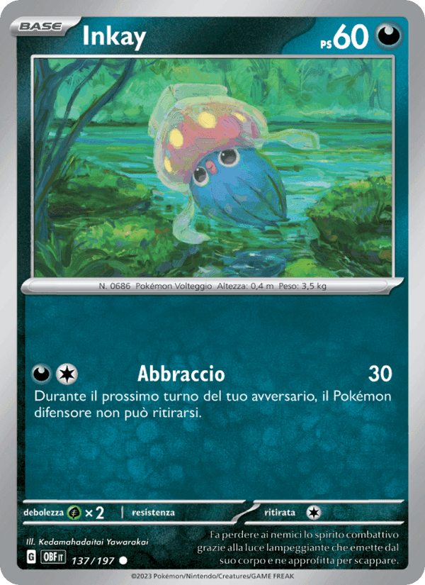 Inkay, carta 137 di Ossidiana Infuocata