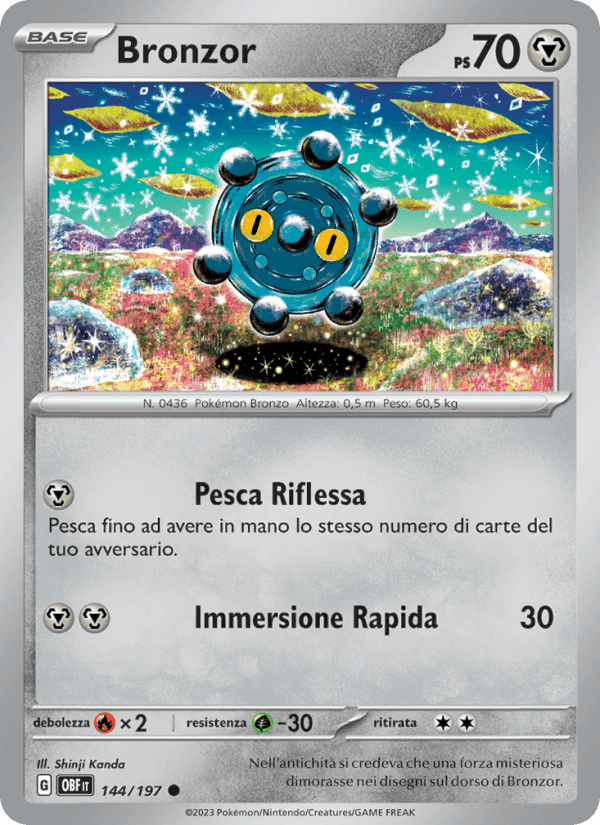Bronzor, carta 144 di Ossidiana Infuocata