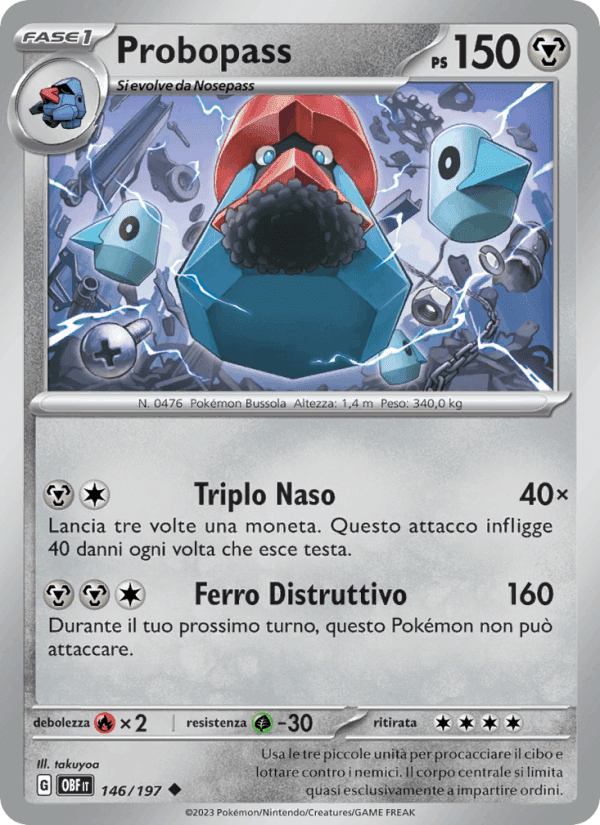 Probopass, carta 146 di Ossidiana Infuocata