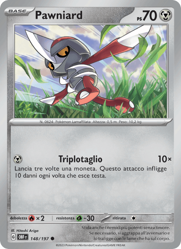 Pawniard, carta 148 di Ossidiana Infuocata