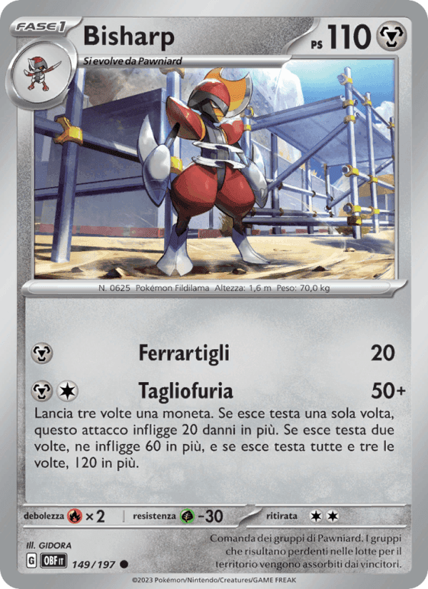 Bisharp, carta 149 di Ossidiana Infuocata