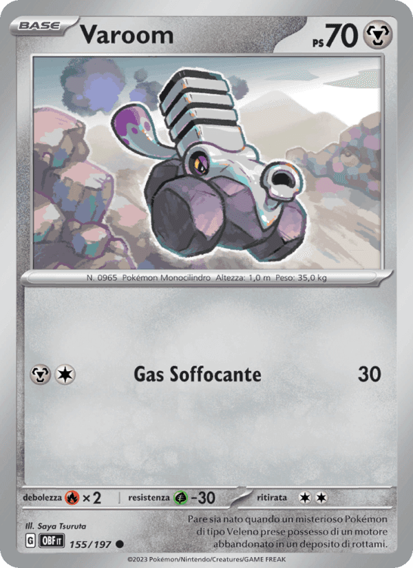 Varoom, carta 155 de Ossidiana Infuocata