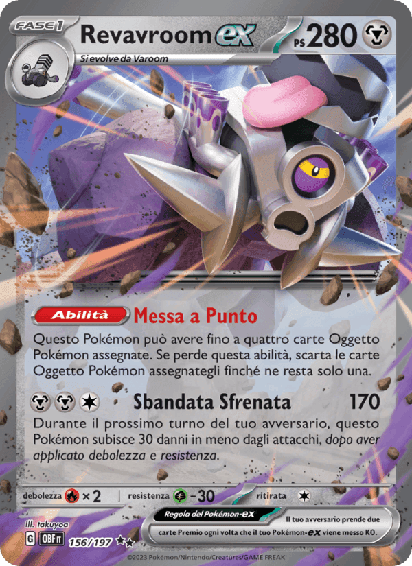 Revavroom-ex, carta 156 di Ossidiana Infuocata