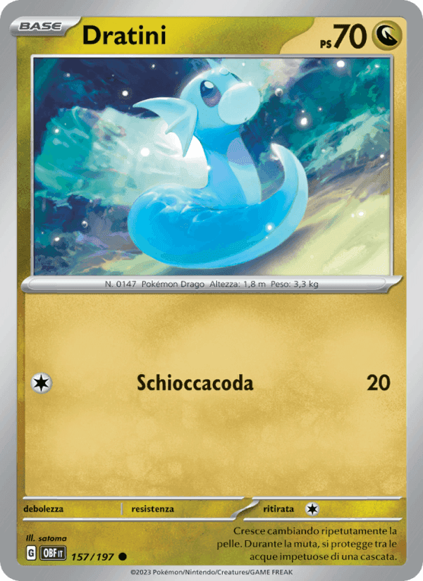 Ossidiana Infuocata の 157 番、Dratini