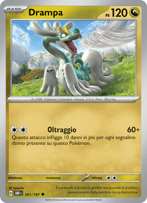Drampa, carta 161 de Ossidiana Infuocata