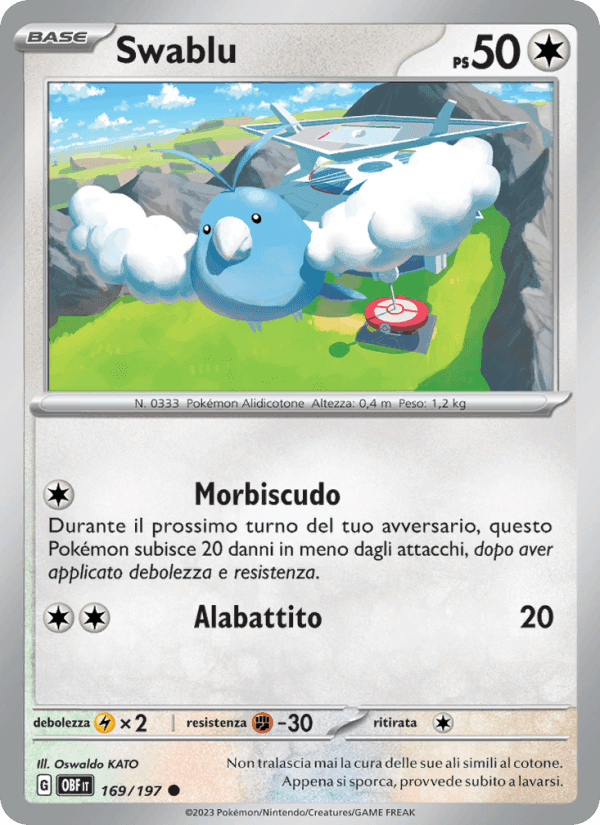 Swablu, carta 169 di Ossidiana Infuocata