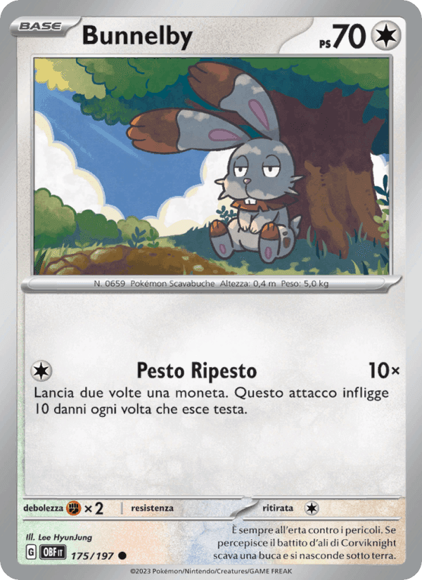 Ossidiana Infuocata の 175 番、Bunnelby