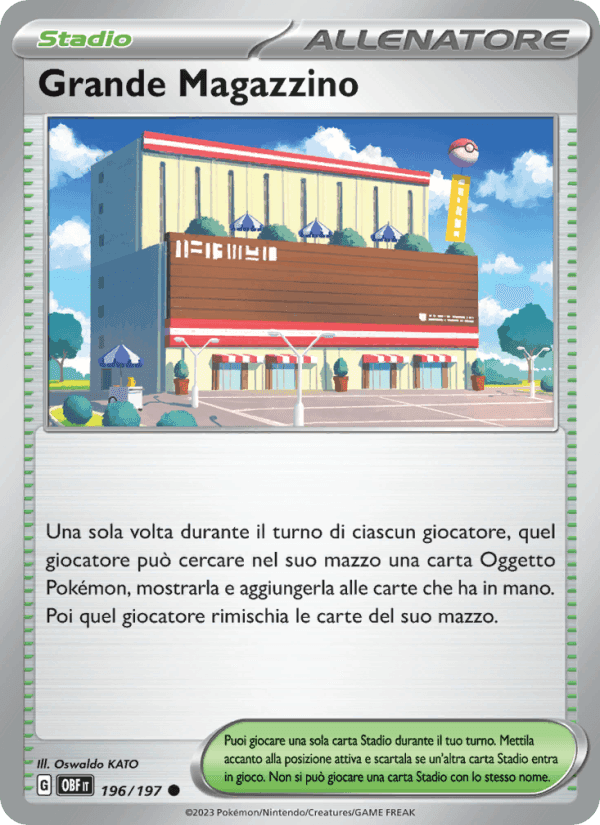 Grande Magazzino, carta 196 di Ossidiana Infuocata