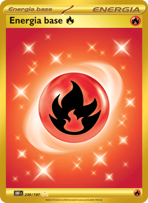 Energia base Fire, carta 230 di Ossidiana Infuocata