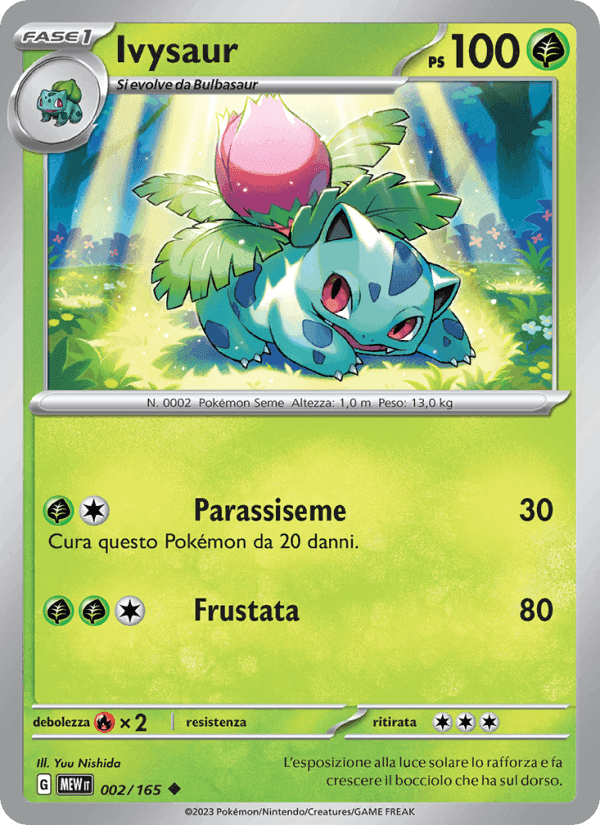 Ivysaur, carte 002 de 151