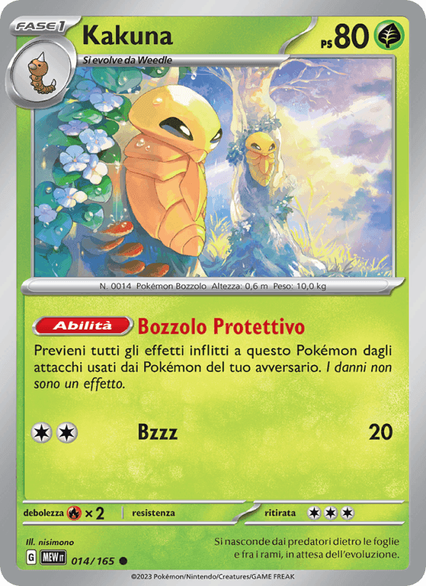 Kakuna, card 014 from 151