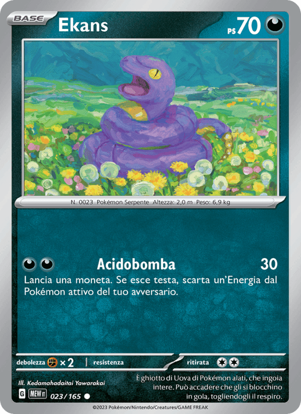Ekans, carta 023 di 151