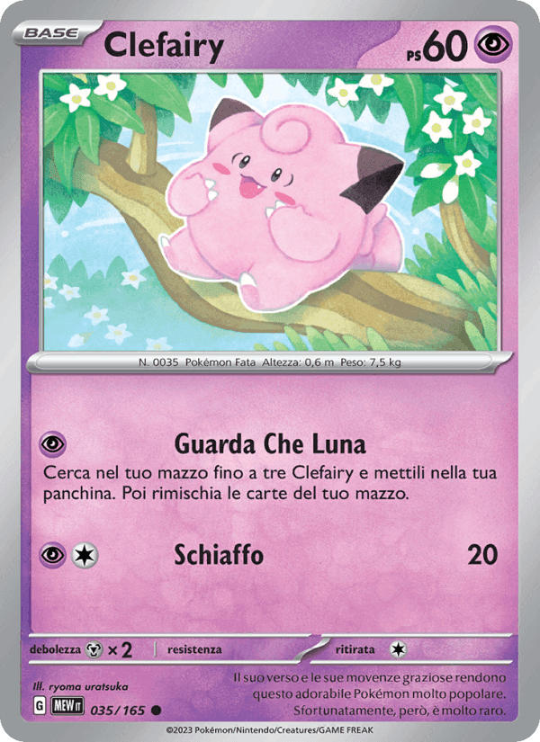 Clefairy, carte 035 de 151