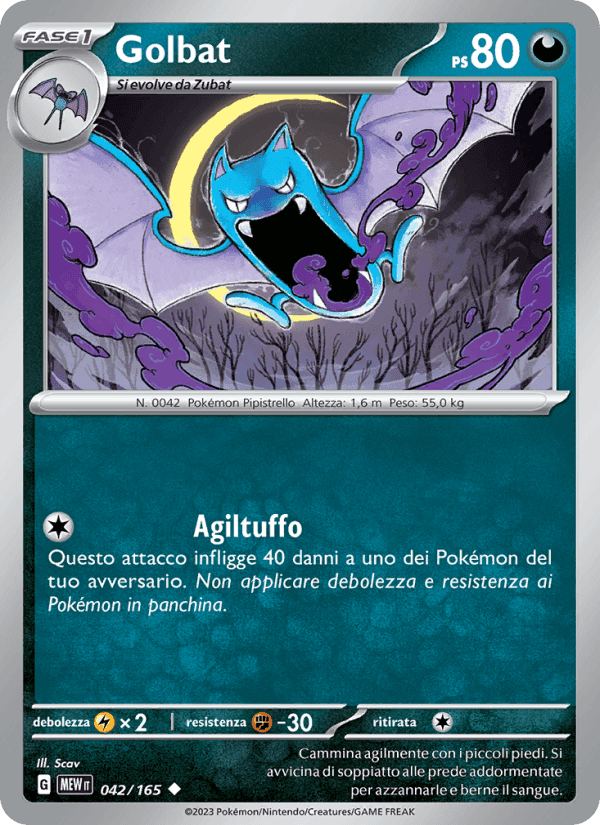 Golbat, carta 042 de 151