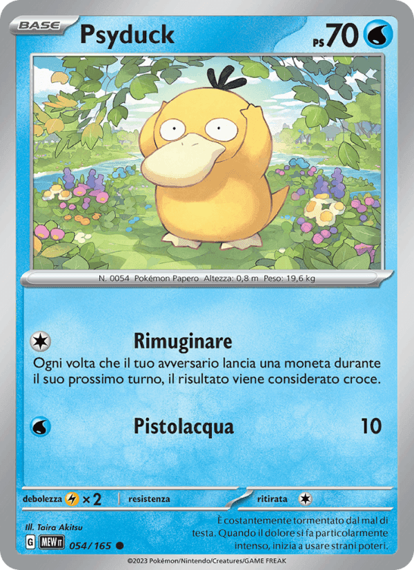 Psyduck, carte 054 de 151