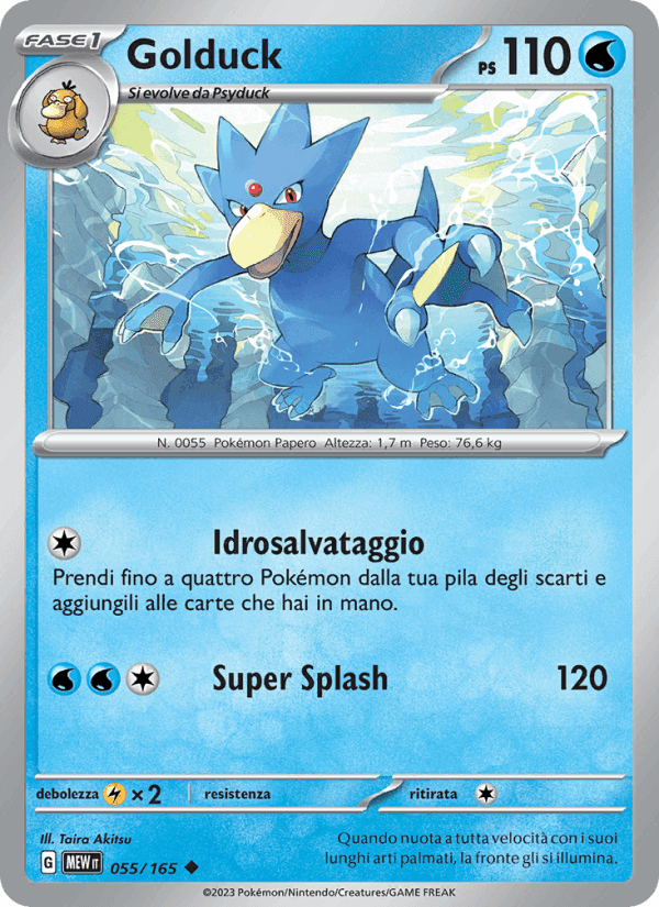 Golduck, carta 055 de 151