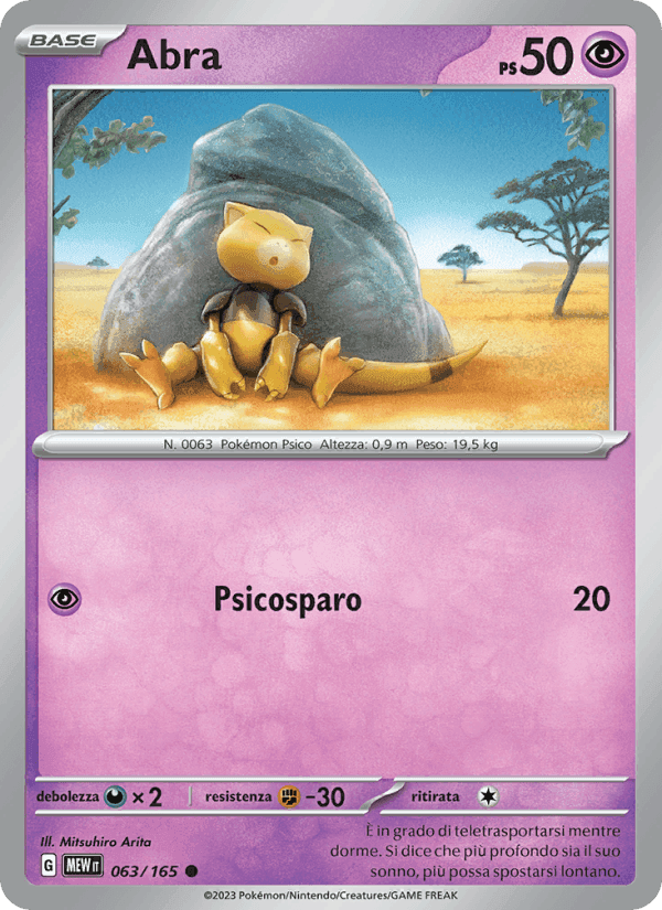 Abra, carta 063 di 151
