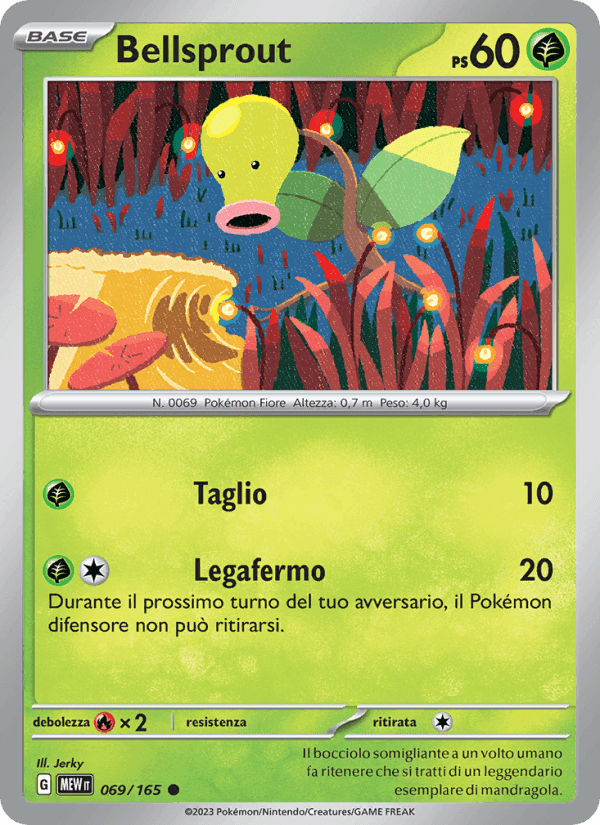 Bellsprout, carta 069 de 151