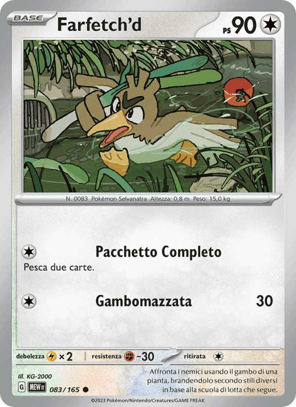 Farfetch'd, carta 083 di 151