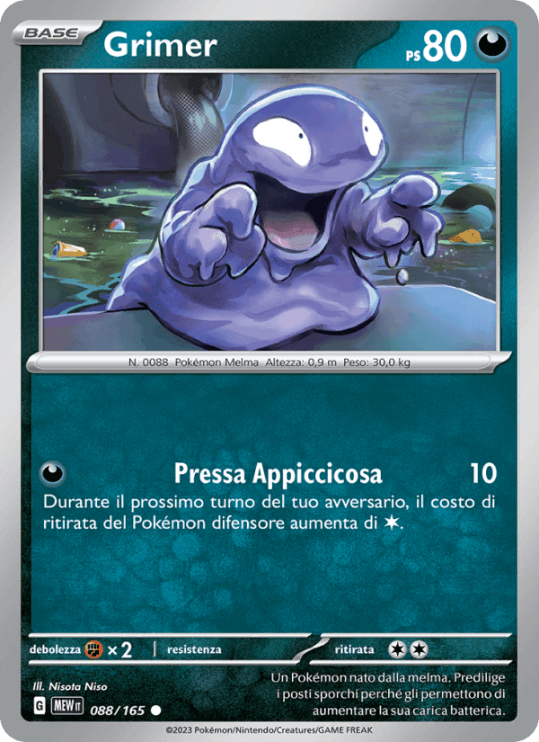 Grimer, card 088 from 151