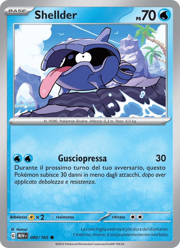 Shellder, card 090 from 151