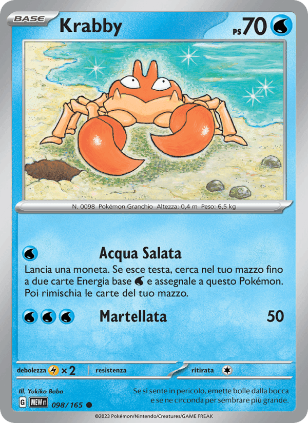 Krabby, carta 098 di 151