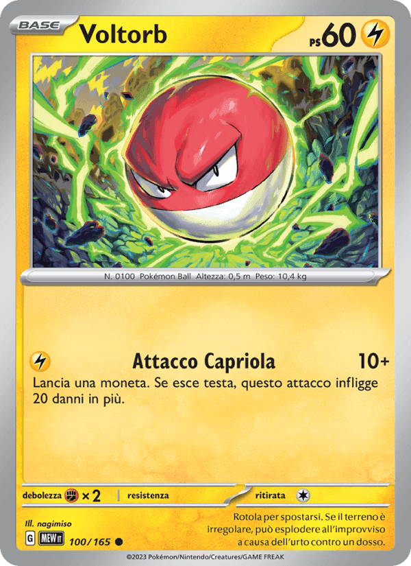 Voltorb, carta 100 di 151
