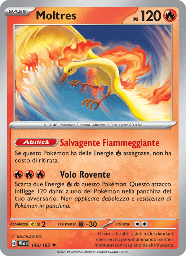 Moltres, carta 146 di 151