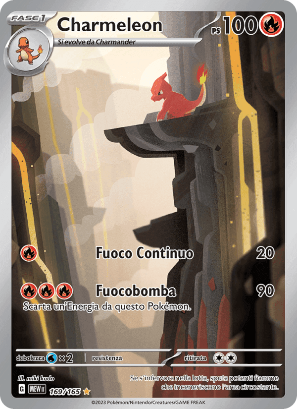 Charmeleon, card 169 from 151