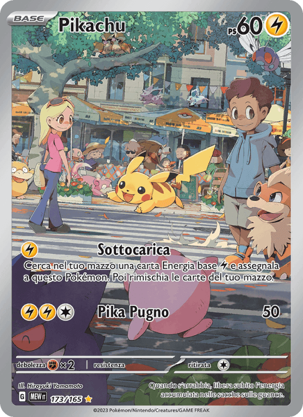 Pikachu, carta 173 di 151