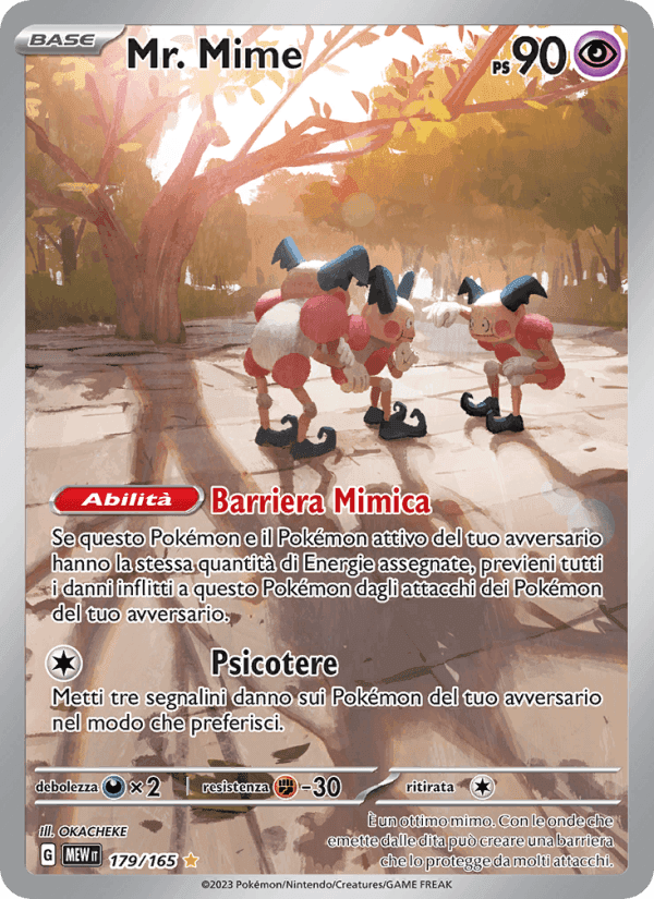 Mr. Mime, card 179 from 151