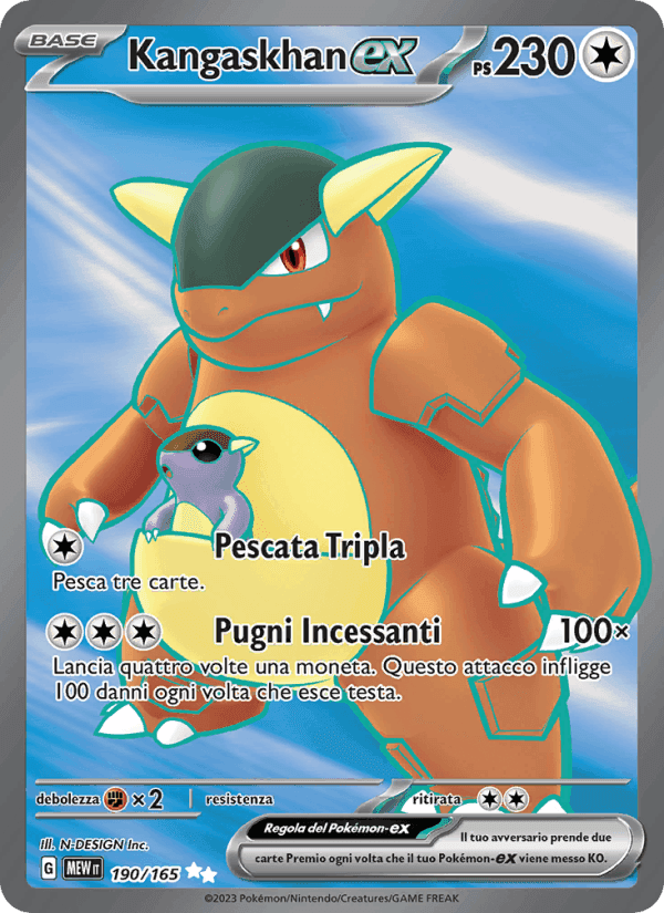 Kangaskhan-ex, carte 190 de 151