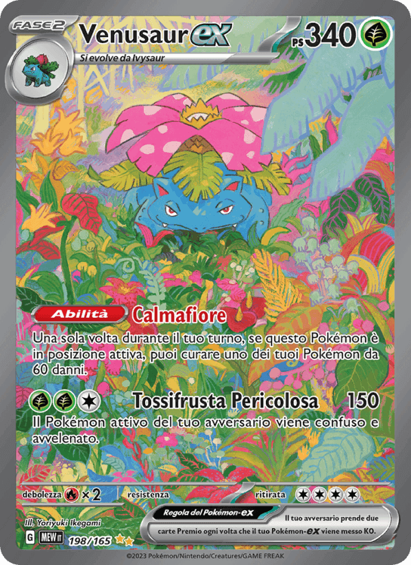 Venusaur-ex, carta 198 di 151