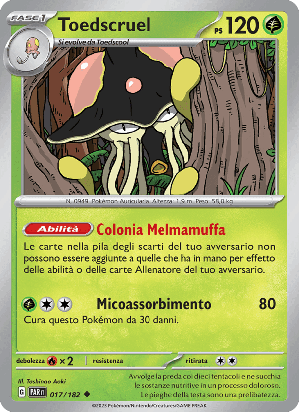 Toedscruel, carte 017 de Paradosso Temporale