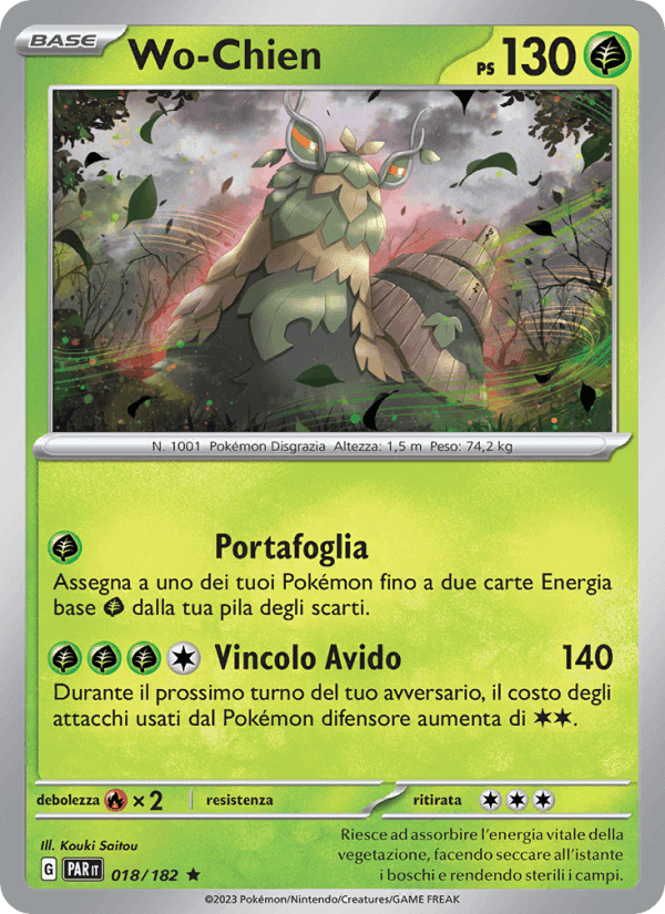 Wo-Chien, card 018 from Paradosso Temporale