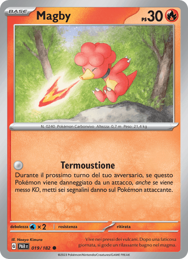 Magby, carte 019 de Paradosso Temporale