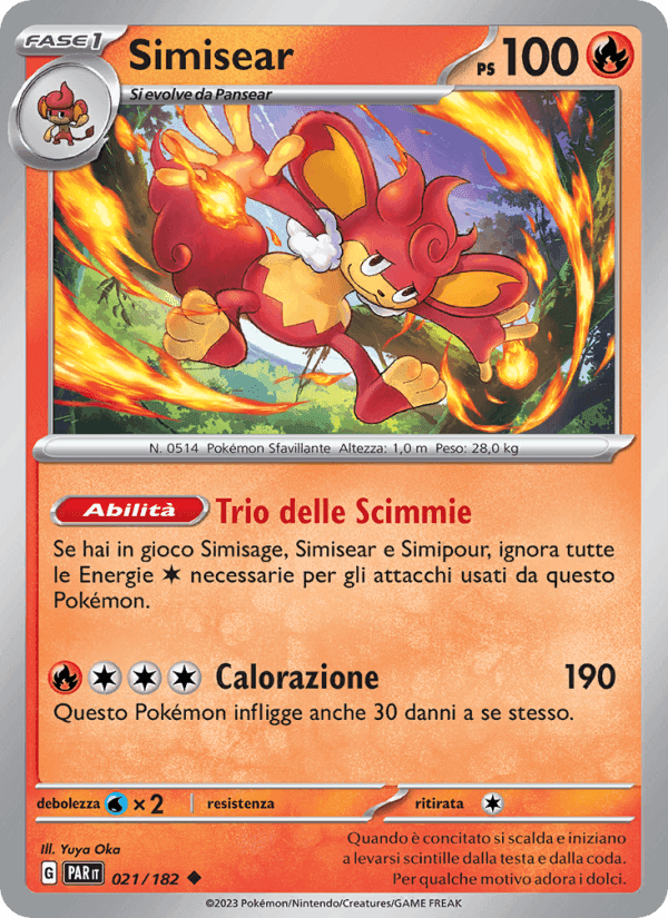 Simisear, carte 021 de Paradosso Temporale