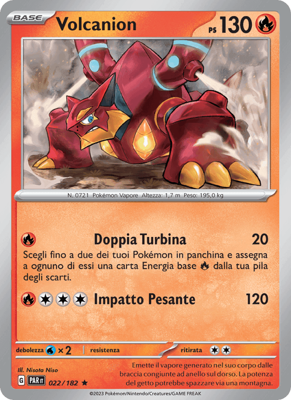 Volcanion, carta 022 di Paradosso Temporale