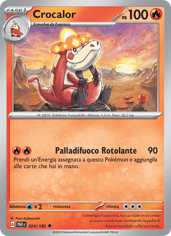 Crocalor, carta 024 di Paradosso Temporale