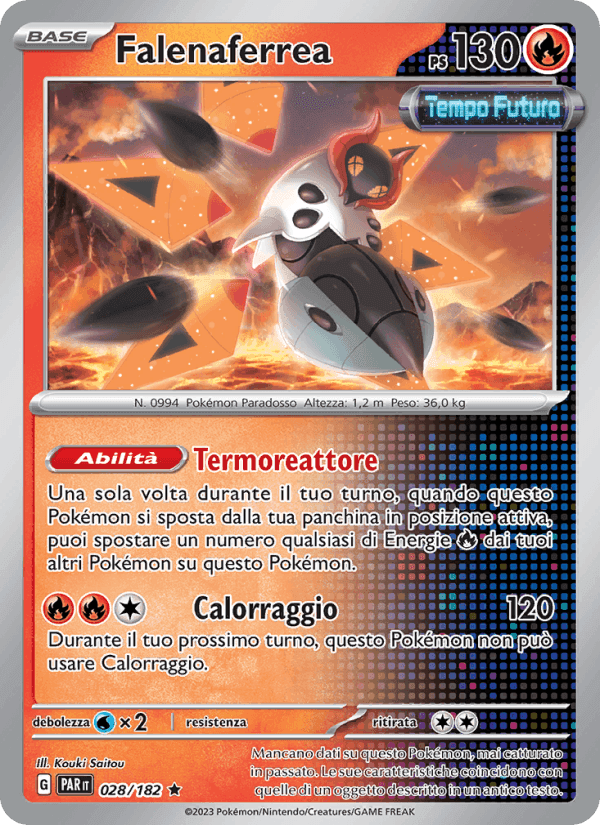 Falenaferrea, carta 028 di Paradosso Temporale