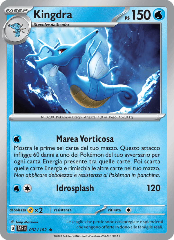 Kingdra, carte 032 de Paradosso Temporale